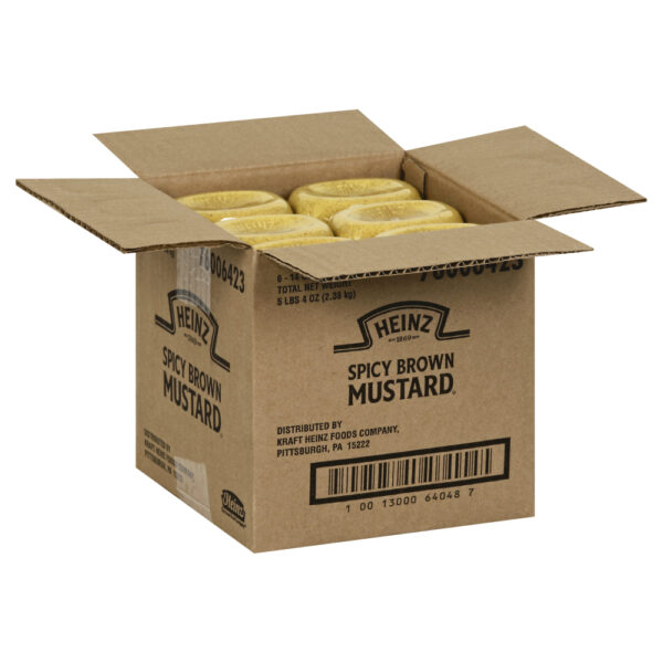 6208 - HEINZ SPICY BROWN MUSTARD - Image 2