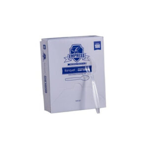 24756 - HEAVY CLEAR PLASTIC SPOONS