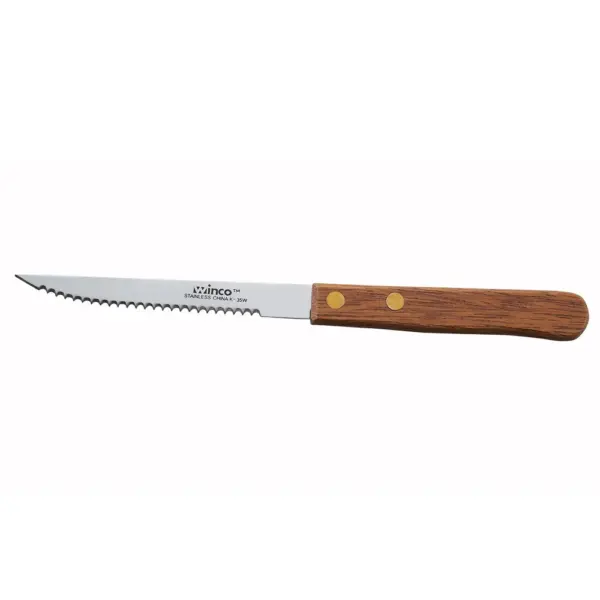 49096 - WOODEN HANDLE STEAK KNIFE