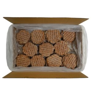77066 - PRECOOKED PUB STEAKBURGERS
