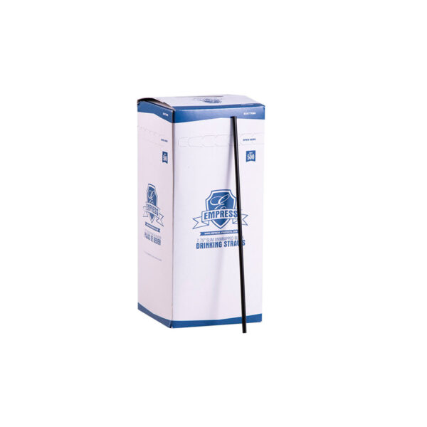 20760 - 7.75" SLIM BLACK STRAWS/STIRRERS