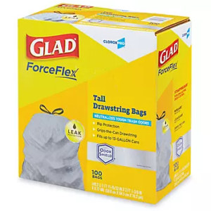 25150 - 13 GALLON TALL WHITE TRASH BAGS