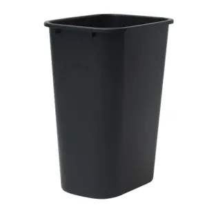45698 - 41qt BLACK WASTEBASKET