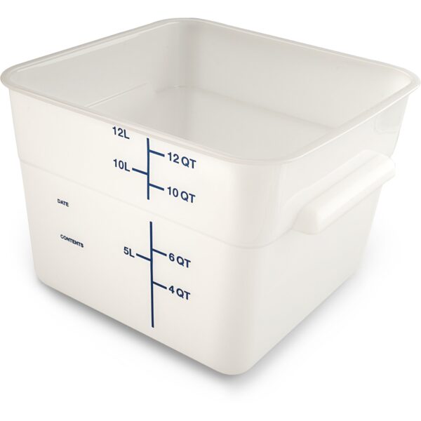 43118 - 12qt WHITE FOOD STORAGE CONTAINER