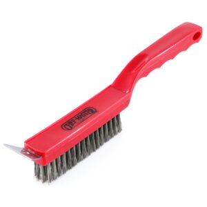 38628 - WIRE BRUSH W/SCRAPPER