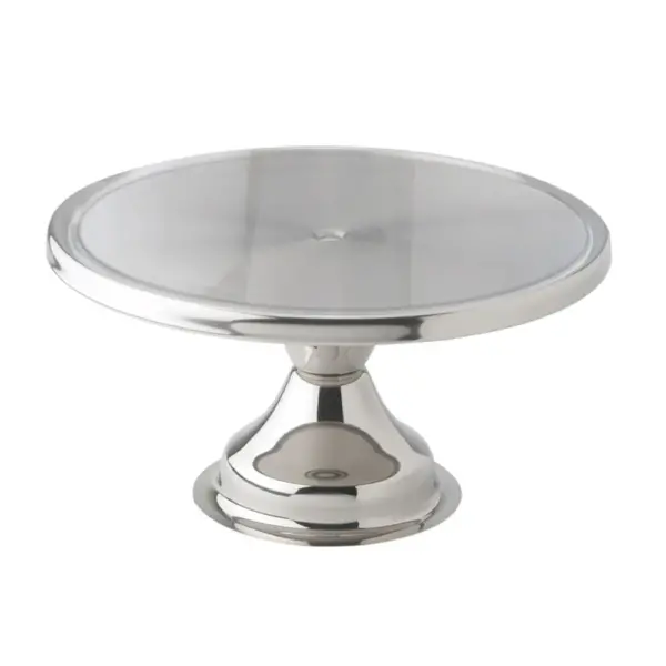 45924 - 13" STAINLESS STEEL CAKE STAND