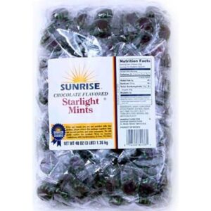 31874 - CHOCOLATE STARLIGHT MINTS