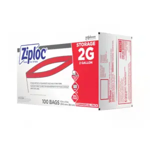 25094 - ZIPLOC ZIPPER 2 GALLON BAGS