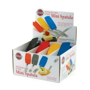 47160 - STAINLESS STEEL/NYLON MINI SPATULA