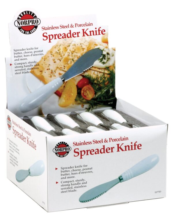 47158 - SPREADER W/PORCELAIN HANDLE