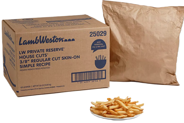 74940 - HOUSE CUT NATURAL SKIN-ON FRIES