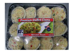 83120 - STUFFED CLAMS IN SHELL