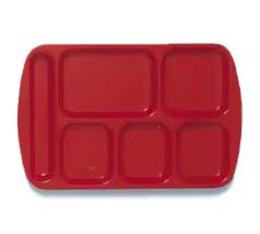 36352 - RED SCHOOL TRAY