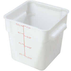 43114 - 8qt WHITE FOOD STORAGE CONTAINER