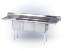 51768 - 3 COMP SINK 90"X24"