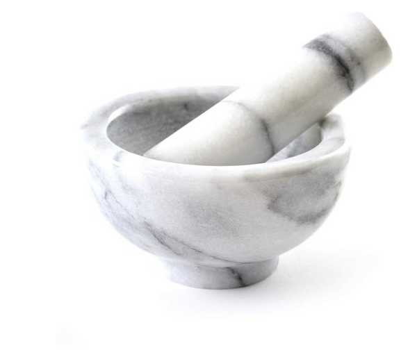 47224 - 7oz MARBLE MORTAR & PESTLE