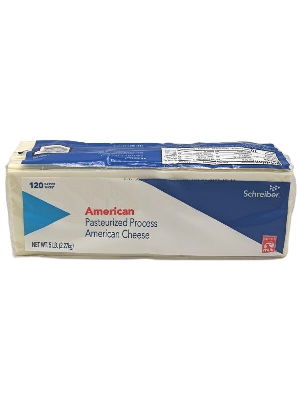 68617- WHITE AMERICAN CHEESE    120 SLICES