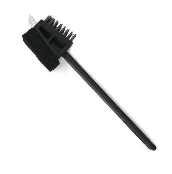 42472 - HEAVY NYLON GRILL BRUSH W/SCRAPPER