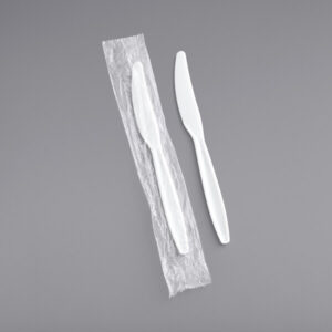 24776 - INDIVIDUALLY WRAPPED PLASTIC KNIVES