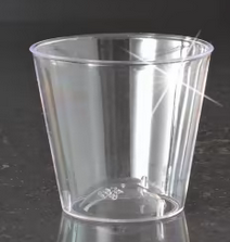 25518 - 1oz CLEAR PLASTIC SHOT GLASS