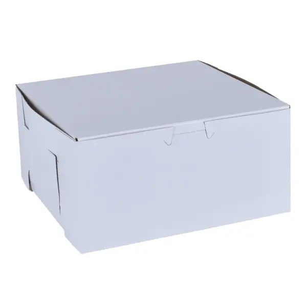 21180 - WHITE CAKE BOX 7X7X3