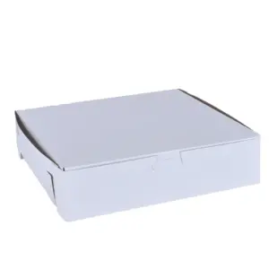 21192 - WHITE CAKE BOX 9x9x2.5