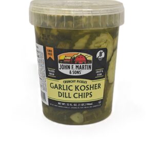 70222 - GARLIC KOSHER DILL PICKLE CHIPS