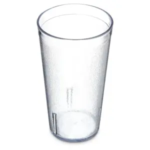 44472 - 16oz CLEAR PEBBLED TUMBLER