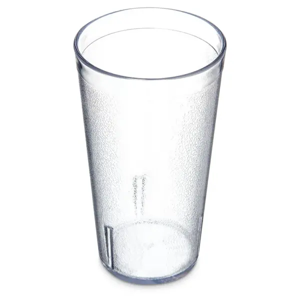 44472 - 16oz CLEAR PEBBLED TUMBLER