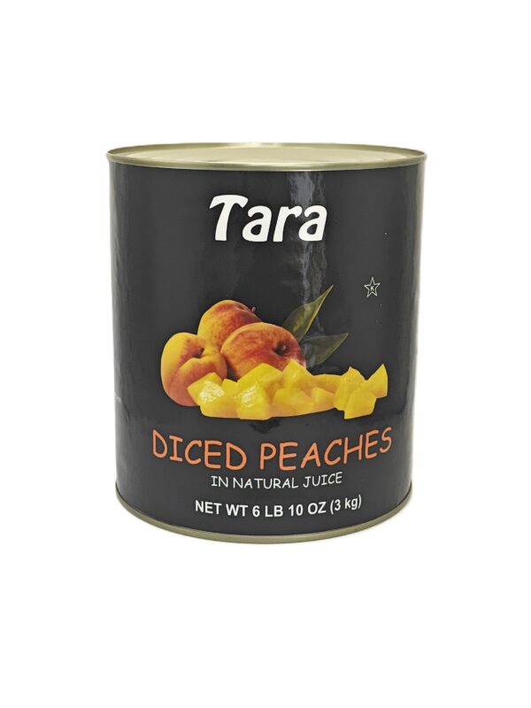 3986 - DICED PEACHES IN JUICE