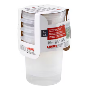 43742 - 4qt ROUND FOOD STORAGE CONTAINERS