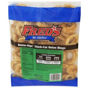 88864 - 1/2" BATTER DIPT ONION RINGS