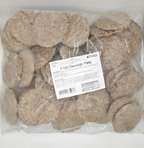 78403 - 1.5oz SAUSAGE PATTIES