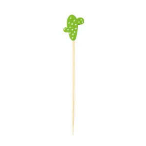 26026 - 4.5" CACTUS BAMBOO PICKS