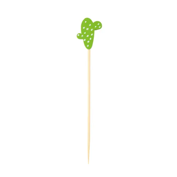 26026 - 4.5" CACTUS BAMBOO PICKS