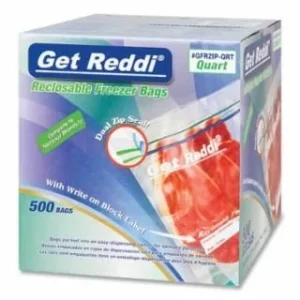 25124 - ZIPPER QUART FREEZER BAGS