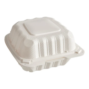 24642 - POLYPRO 6x6x3 HINGED SANDWICH CONTAINERS