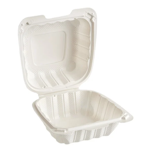 24642 - POLYPRO 6x6x3 HINGED SANDWICH CONTAINERS - Image 2