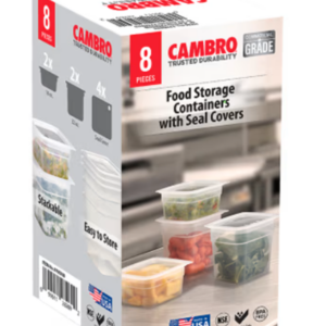 43756 - FOOD STORAGE MULTI-PACK - 1/2 QT & 1 QT W/LIDS