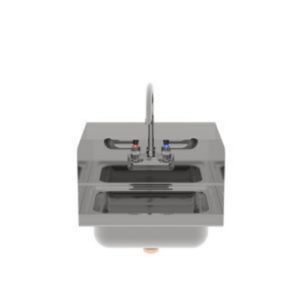 64852 - S/S HAND SINK 17"X15-3/8"X13-1/4" W/SIDE SPLASH